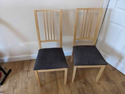 Photo of free 2 Dining Chairs (Haghill G31) #1