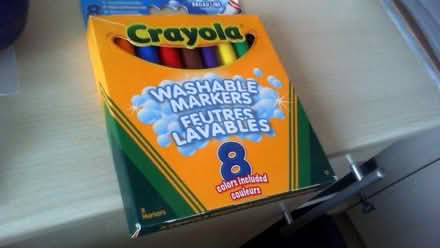 Photo of free Crayola coloured washable markers x8 (Knaresborough HG5) #1