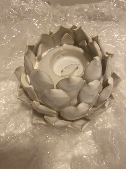 Photo of free artichoke tealight holder - chipped (E9) #1