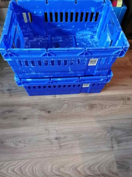 Photo of free Plaatic moving crates, pick up ha4 (ruislip HA4) #1