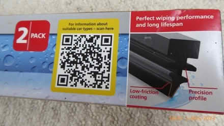 Photo of free car wiper blades with spoiler, a pair. (Marazion TR17) #1