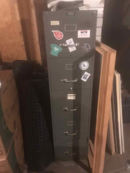 Photo of free 5 drawer filing cabinet (16 Federal St, Greenfield) #1