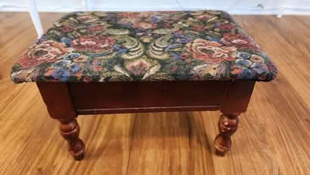 Photo of free Small wood stool/box (King Farm) #1
