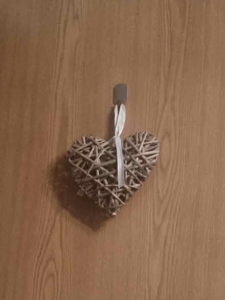 Photo of free Wicker hanging hearts (Faversham) #1