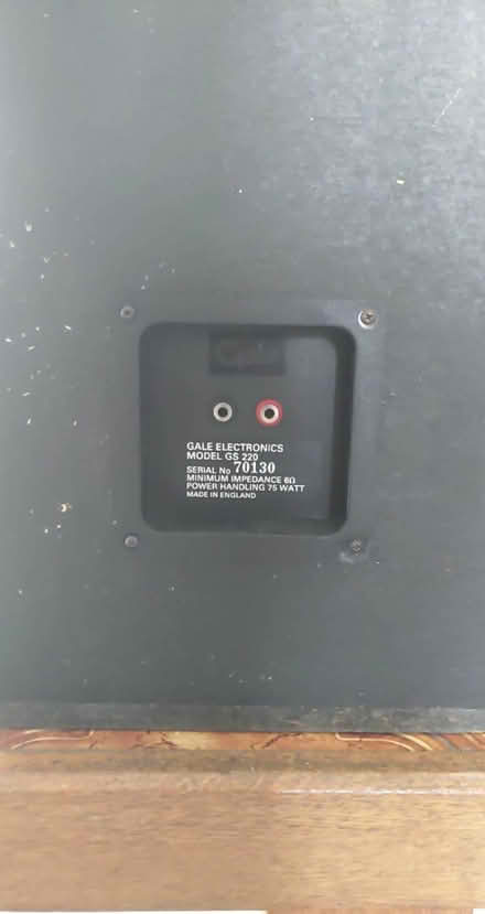 Photo of free Gale GS220 speakers (Bedwell SG1) #3