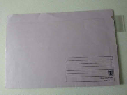 Photo of free A4 Open top expanding wallets with signal style label. (Theydon Bois CM16) #1