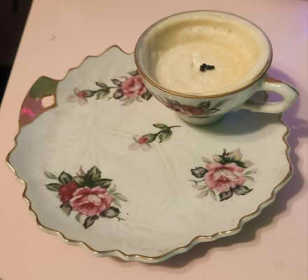 Photo of free Tea cup candle + 2 Autumn candles (Thornton 88th and York St) #1