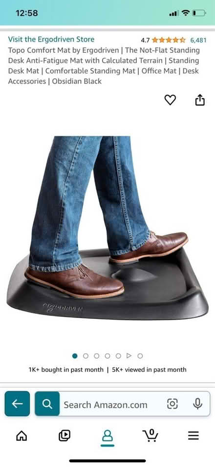 Photo of free Anti-fatigue mat for standing desk (Haymarket) #2