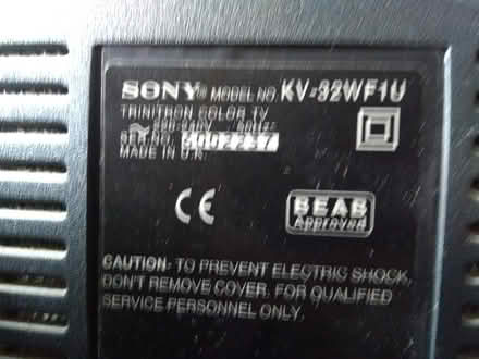 Photo of free CRT type SONY Trinitron TV 31" (Horndean / Cowplain) #4