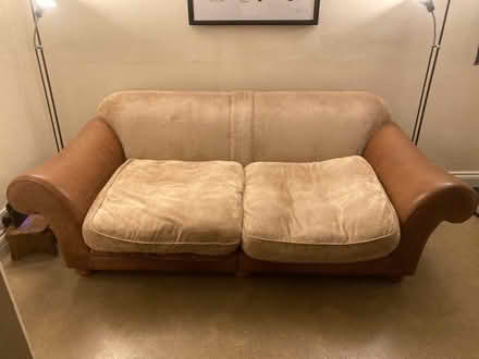 Photo of free 3 seater sofa and armchair (Eltisley PE19) #2