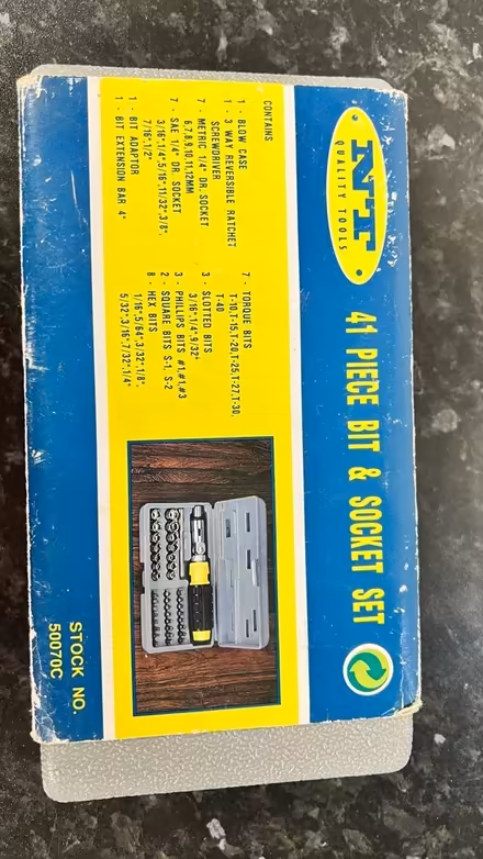 Photo of free 41 Piece bit and socket set (Newtownabbey) #1