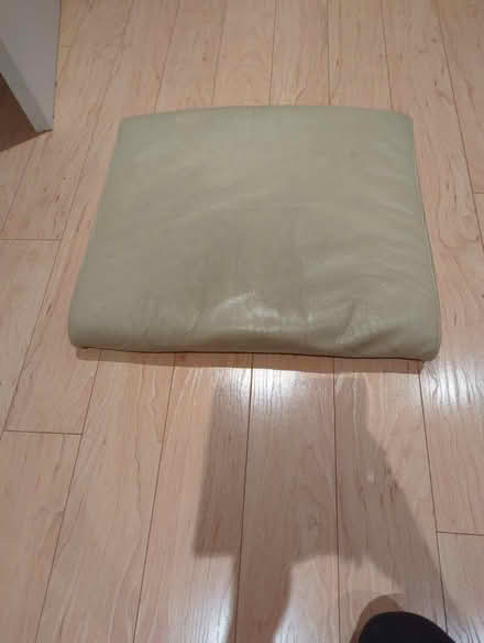 Photo of free Leather cushion (Centrepoint) #1