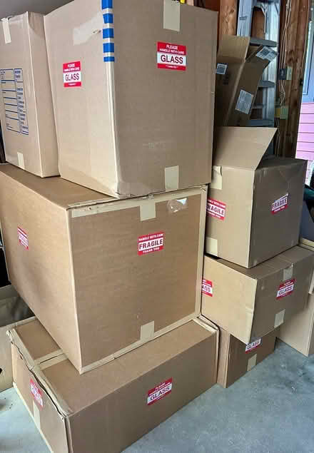 Photo of free Boxes and packing peanuts (Ithaca) #1