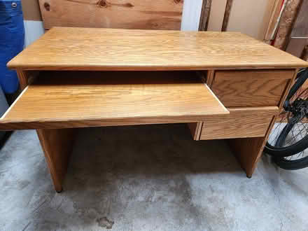 Photo of free Solid oak desk (Lake City Way) #2