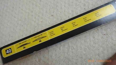 Photo of free car wiper blades with spoiler, a pair. (Marazion TR17) #3