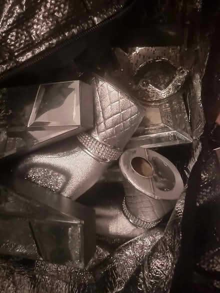 Photo of free Silver /mirrored ornaments (Faversham) #4