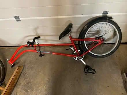 Photo of free Trailer bike tag along bike (HD9 Honley) #1