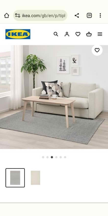 Photo of free ikea tiphede rug (E9) #4