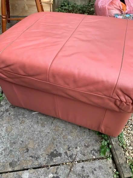 Photo of free Pouffee - leather (Yeovil) #2