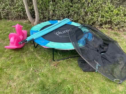 Photo of free 4 feet trampoline with net (UB7) #1