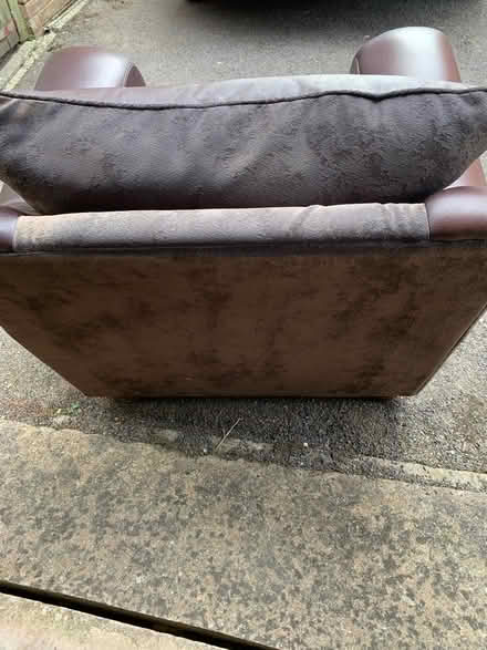 Photo of free Armchair - big & brown (Yeovil) #3
