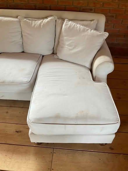 Photo of free Off White Sofa (Taunton TA2 Kingston St Mary) #2