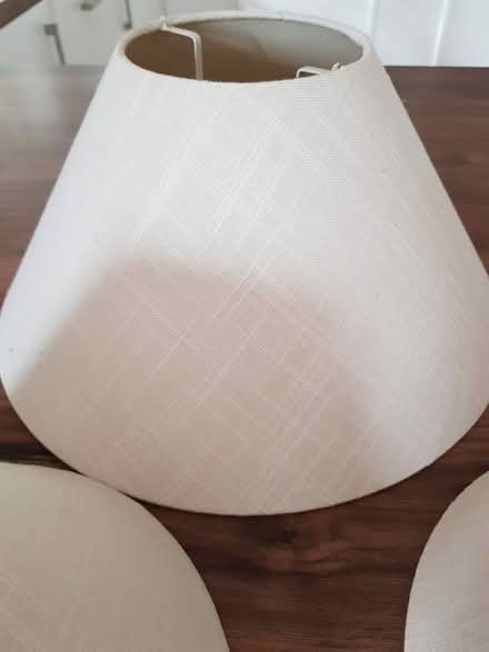 Photo of free 3 Cream lampshades (ME14) #3