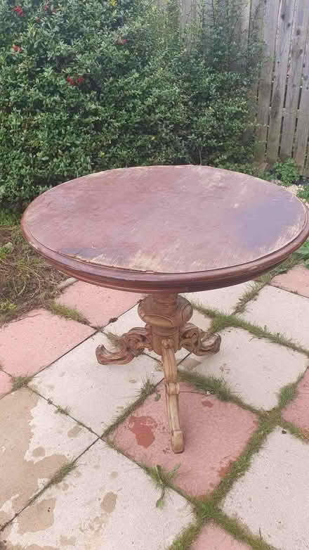 Photo of free Wooden indoor roundtable 90W x 79H (Moortown LS17) #1