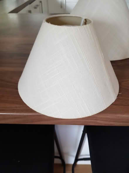 Photo of free 3 Cream lampshades (ME14) #1