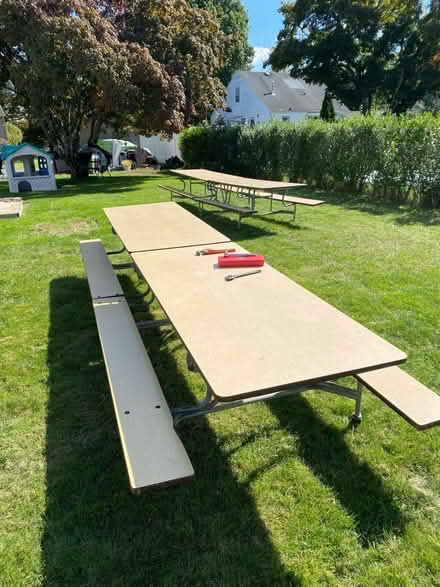 Photo of free Large Folding Tables (Roxbury) #1