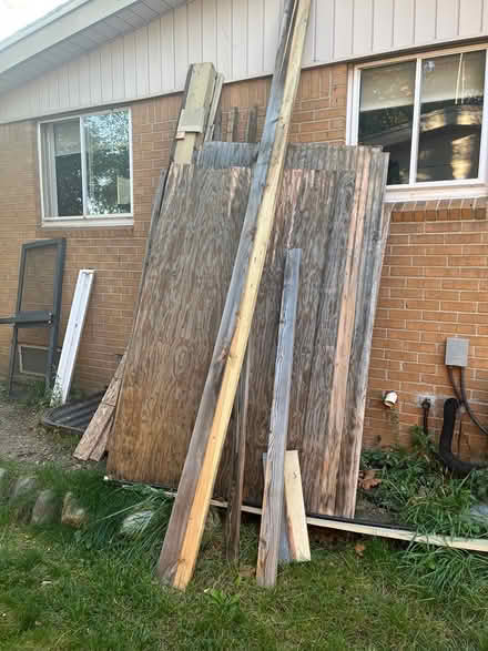 Photo of free wood from old garage (Near Somerset mall) #1