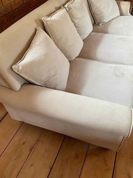 Photo of free Off White Sofa (Taunton TA2 Kingston St Mary) #3