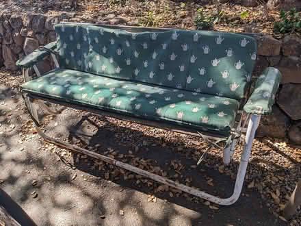 Photo of free outdoor swinging bench (Petaluma West Side) #1