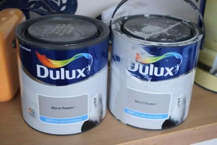 Photo of free New tin of Dulux Warm Pewter emulsion (Willingdon BN21) #1