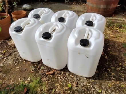 Photo of free 2 x 25 litre Plastic Screw Top Containers (Marks Tey CO6) #1