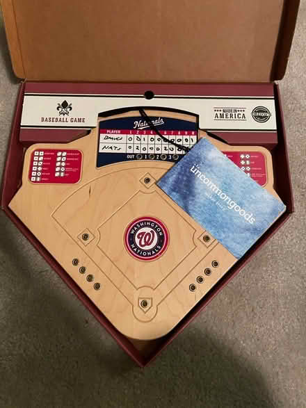 Photo of free Nationals baseball board game (Capitol Hill) #1