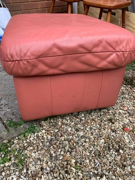 Photo of free Pouffee - leather (Yeovil) #1