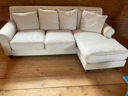 Photo of free Off White Sofa (Taunton TA2 Kingston St Mary) #1