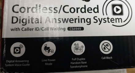 Photo of free VTech corded/cordless phone/Answer (Suffern - Jersey Ave) #3