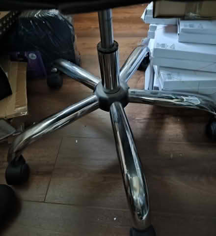Photo of free Brown and Silver Office Chair (Glossop SK13) #4