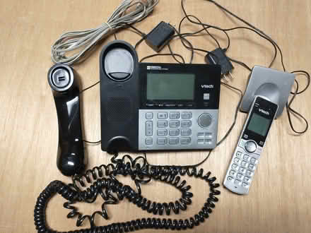 Photo of free VTech corded/cordless phone/Answer (Suffern - Jersey Ave) #2