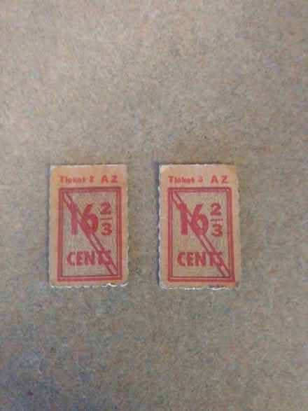 Photo of free Two Vintage Antique Old TTC Tickets (l1k ob5) #1