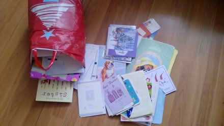 Photo of free Large bag of used greeting cards (Whiston L35) #3