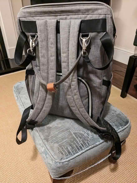Photo of free Grey rucksack changing bag (Calne SN11) #4