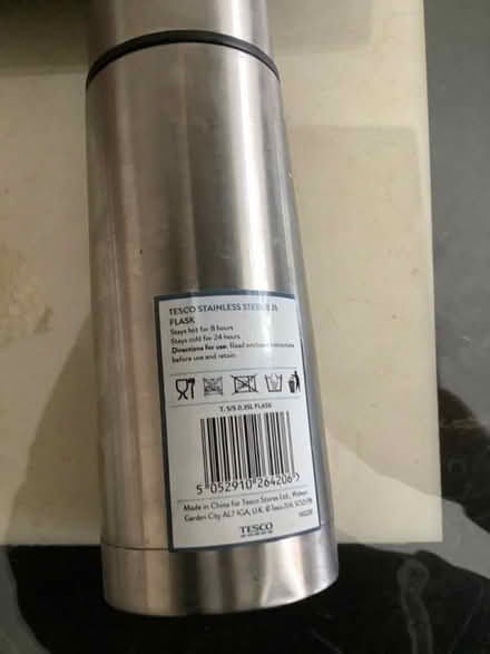 Photo of free Small 0.35l Tesco Thermos flask unused (Eastbourne BN21) #1