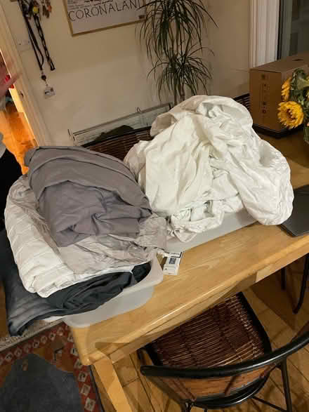 Photo of free Misc bed sheets (Harringay N4) #1