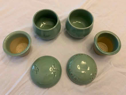 Photo of free Ceramic tea mugs and covers (Haymarket) #1