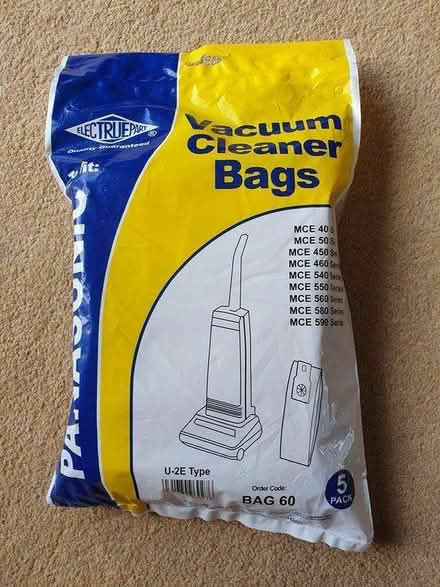 Photo of free Panasonic Vacuum Cleaner Bags x6 (Purley On Thames RG8) #3