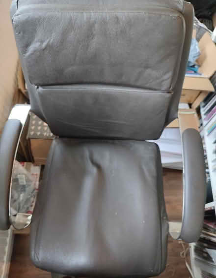 Photo of free Brown and Silver Office Chair (Glossop SK13) #3