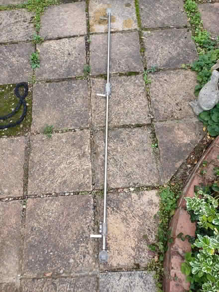 Photo of free silver curtain pole (heworth york) #1